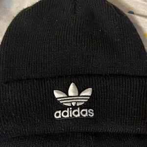 Black Adidas beanie